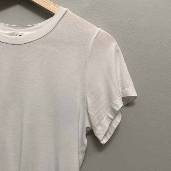 ❗️SOLD❗️ Wilfred Free White Short Sleeve Thong Bottom Florilege Bodysuit Size M - Picture 4 of 10